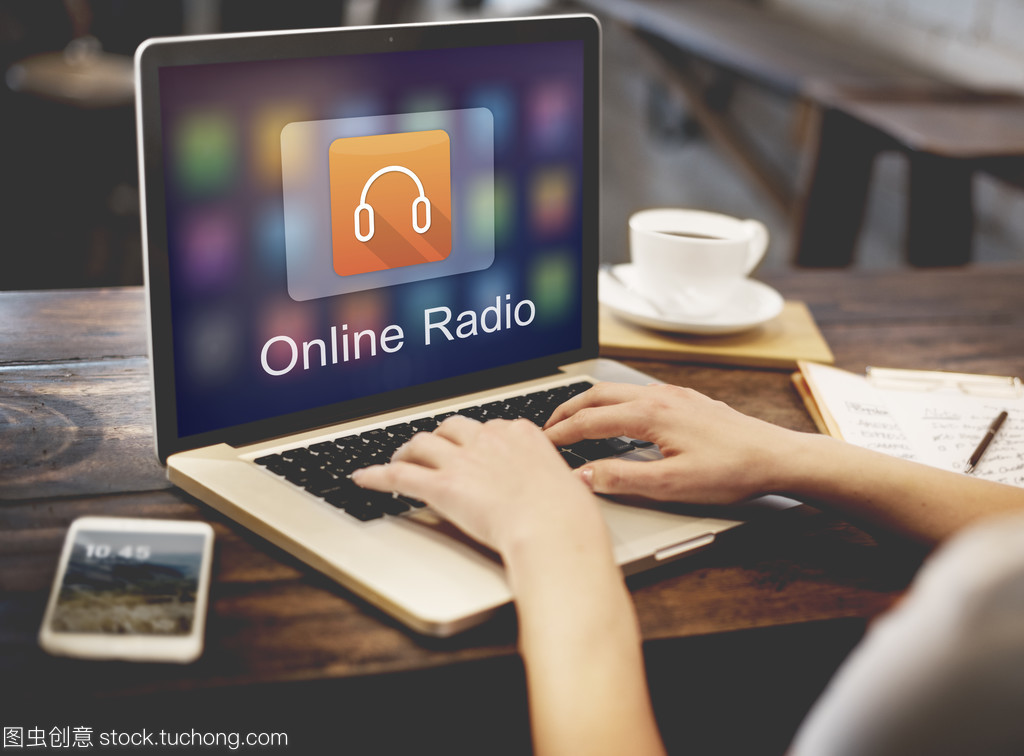 使用筆記本電腦的咖啡館里的女人